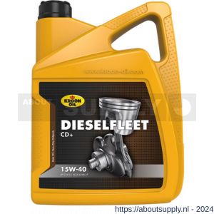 Kroon Oil Dieselfleet CD+ 15W-40 minerale diesel motorolie Mineral Multigrades Heavy Duty 5 L can - S21500185 - afbeelding 1