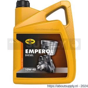Kroon Oil Emperol Diesel 10W-40 synthetische diesel motorolie Synthetic Multigrades passenger car 5 L can - S21500196 - afbeelding 1