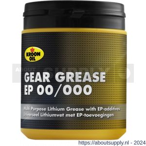 Kroon Oil Gear Grease EP 00/000 vet 0,6 kg pot - S21501230 - afbeelding 1