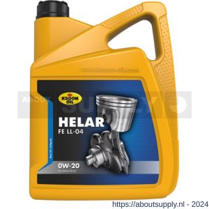 Kroon Oil Helar FE LL-04 0W-20 synthetische motorolie Synthetic Multigrades passenger car 5 L can - S21501096 - afbeelding 1