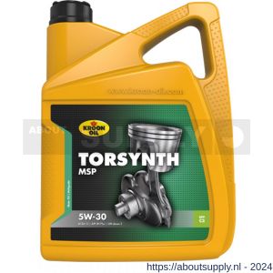 Kroon Oil Torsynth MSP 5W-30 motorolie half synthetisch 5 L can - S21501349 - afbeelding 1