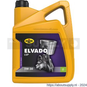 Kroon Oil Elvado LSP 5W-30 synthetische motorolie Synthetic Multigrades passenger car 5 L can - S21500364 - afbeelding 1