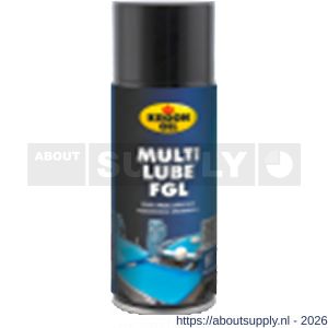Kroon Oil Multi Lube FGL H1 universeel contactsmeermiddel Food Grade H1 400 ml aerosol - S21500844 - afbeelding 1