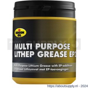 Kroon Oil MP Lithep Grease EP2 vet universeel 600 g pot - S21501232 - afbeelding 1