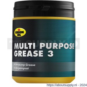 Kroon Oil Multi Purpose Grease 3 vet universeel 600 g pot - S21500933 - afbeelding 1