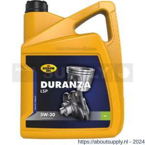 Kroon Oil Duranza LSP 5W-30 synthetische motorolie Synthetic Multigrades passenger car 5 L can - S21500359 - afbeelding 1