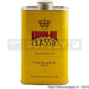 Kroon Oil Vintage Monograde 30 Classic motorolie 1 L blik - S21500511 - afbeelding 1