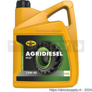 Kroon Oil Agridiesel MSP 15W-40 Agri diesel motorolie 5 L can - S21500152 - afbeelding 1