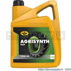 Kroon Oil Agrisynth MSP 10W-40 motorolie half synthetisch 5 L can - S21501274 - afbeelding 1