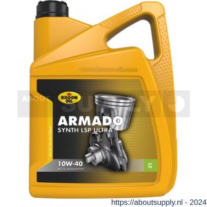 Kroon Oil Armado Synth Ult 10W-40 synthetische diesel motorolie Synthetic Multigrades Heavy Duty 5 L can - S21500178 - afbeelding 1