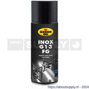 Kroon Oil Inox G13 FG RVS reiniger voedselveilig Food Grade A7 400 ml aerosol - S21500034 - afbeelding 1
