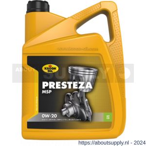 Kroon Oil Presteza MSP 0W-20 motorolie half synthetisch 5 L can - S21501343 - afbeelding 1