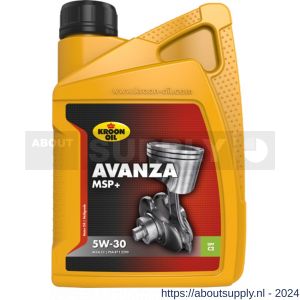 Kroon Oil Avanza MSP+ 5W-30 motorolie synthetisch 1 L flacon - S21501297 - afbeelding 1