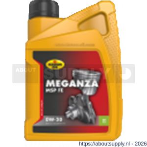 Kroon Oil Meganza MSP FE 0W-20 motorolie half synthetisch 1 L flacon - S21501331 - afbeelding 1