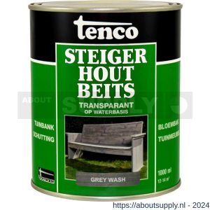 Tenco Steigerhoutbeits dekkend Grey Wash 1 L blik - S40710208 - afbeelding 1