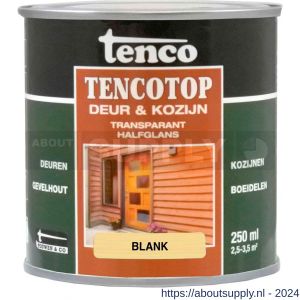 TencoTop Deur en Kozijn houtbeschermingsbeits transparant halfglans blank 0,25 - S40710387 - afbeelding 1