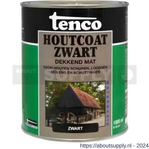 Tenco Houtcoat houtcoating dekkend waterbasis mat 1 L blik - S40710372 - afbeelding 1