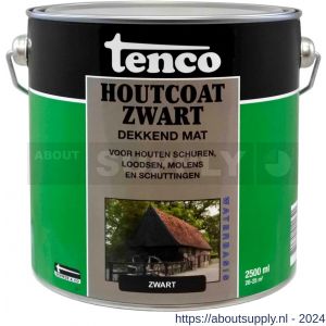 Tenco Houtcoat houtcoating dekkend waterbasis mat 2,5 L blik - S40710373 - afbeelding 1
