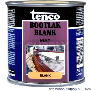 Tenco Bootlak blank mat 0,25 L blik - S40710332 - afbeelding 1