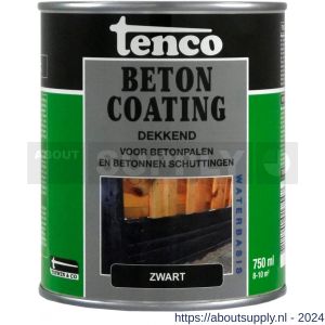 Tenco Betoncoating betonverf dekkend zwart 0,75 - S40710470 - afbeelding 1