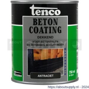 Tenco Betoncoating betonverf dekkend antraciet 0,75 - S40710471 - afbeelding 1