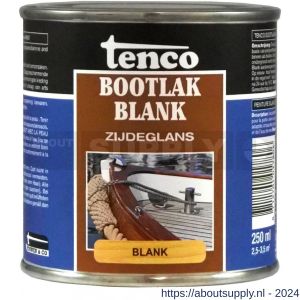 Tenco Bootlak blank zijdeglans 0,25 L blik - S40710474 - afbeelding 1