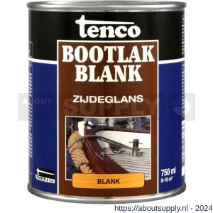 Tenco Bootlak blank zijdeglans 0,75 L blik - S40710475 - afbeelding 1