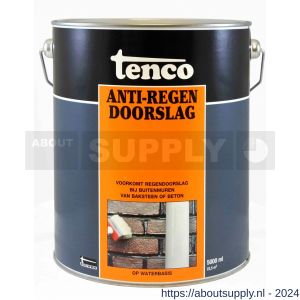 Tenco Anti-Regendoorslag buitenmuur coating waterbasis blank 5 L blik - S40710322 - afbeelding 1