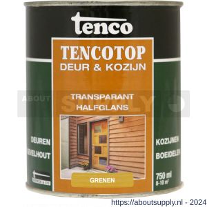 TencoTop Deur en Kozijn houtbeschermingsbeits transparant halfglans grenen 0,75 L blik - S40710222 - afbeelding 1