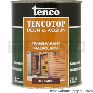 TencoTop Deur en Kozijn houtbeschermingsbeits transparant halfglans palisander-donker eiken 0,75 L blik - S40710220 - afbeelding 1