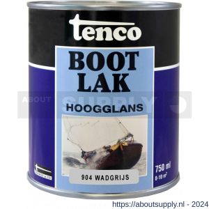 Tenco Bootlak dekkend 904 wadgrijs 0,75 L blik - S40710045 - afbeelding 1