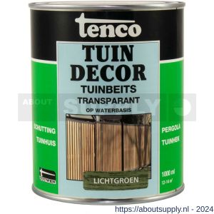 Tenco Tuindecor tuinbeits transparant lichtgroen 1 L blik - S40710440 - afbeelding 1