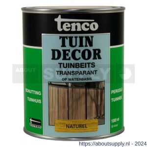 Tenco Tuindecor tuinbeits transparant naturel 1 L blik - S40710442 - afbeelding 1