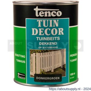 Tenco Tuindecor beits dekkend donkergroen 1 L blik - S40710402 - afbeelding 1