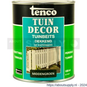 Tenco Tuindecor beits dekkend middengroen 1 L blik - S40710404 - afbeelding 1