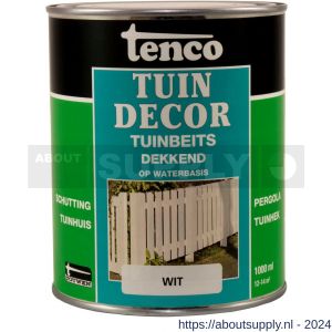 Tenco Tuindecor beits dekkend wit 1 L blik - S40710408 - afbeelding 1