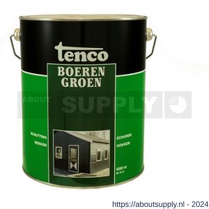 Tenco Boerengroen beits dekkend groen 5 L blik - S40710204 - afbeelding 1