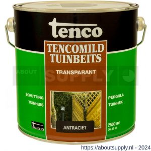TencoMild tuinbiets transparant antraciet 2,5 L blik - S40710427 - afbeelding 1