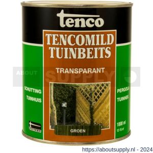 TencoMild tuinbeits transparant groen 1 L blik - S40710286 - afbeelding 1