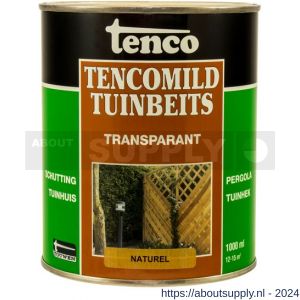 TencoMild tuinbeits transparant naturel 1 L blik - S40710292 - afbeelding 1