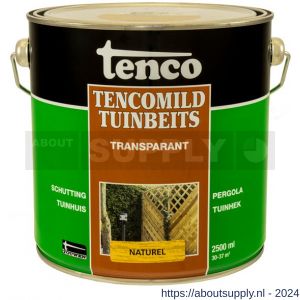 TencoMild tuinbeits transparant naturel 2,5 L blik - S40710293 - afbeelding 1