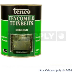 TencoMild houtbeschermingsbeits dekkend middengroen 1 L blik - S40710269 - afbeelding 1