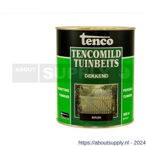 TencoMild houtbeschermingsbeits dekkend bruin 1 L blik - S40710272 - afbeelding 1