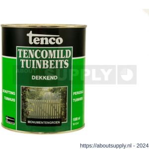 TencoMild houtbeschermingsbeits dekkend monumenten groen 1 L blik - S40710271 - afbeelding 1