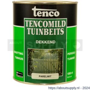TencoMild houtbeschermingsbeits dekkend parelwit 1 L blik - S40710268 - afbeelding 1