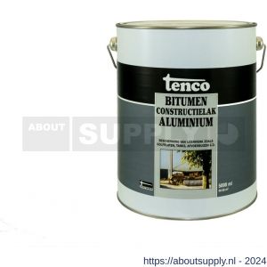 Tenco Bitumen constructielak deklaag coating aluminium 5 L blik - S40710061 - afbeelding 1