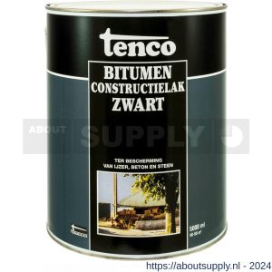Tenco Bitumen coating constructielak zwart 5 L blik - S40710057 - afbeelding 1