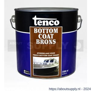 Tenco Bottomcoat Teervrij onderwatercoating brons 2.5 L blik - S40710022 - afbeelding 1