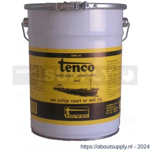 Tenco Anti Rust Compound roestwerende coating vast donkerbruin 5 L blik - S40710028 - afbeelding 1