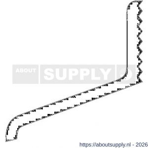 Ellen lekdorpelprofiel aluminium ALD-A125 ongeboord 500 cm - S51010046 - afbeelding 3